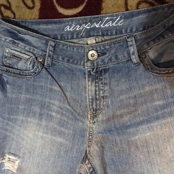 ❌SOLD❌Gorgeous AEROPOSTALE JEAN CAPRIS size 13/14 - Picture 4 of 8